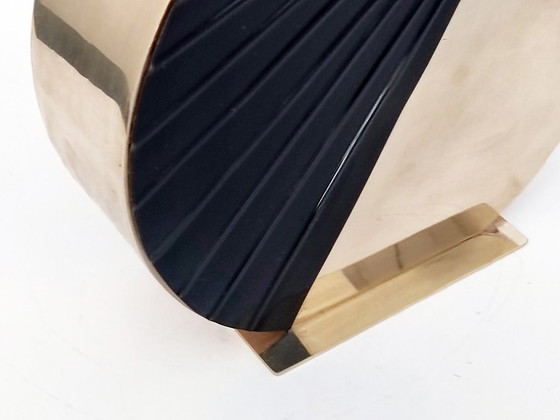 Tafellamp Hollywood Regency – Tafellampen, Textile, Metal (photo 17 of 19)