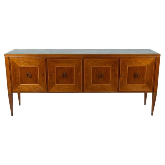 Sideboard aus Pergament und Missoni-Stoff von Angelo Mazzola für Salpol, 1980 – Martin, Wood, Metal (photo 4 of 26)