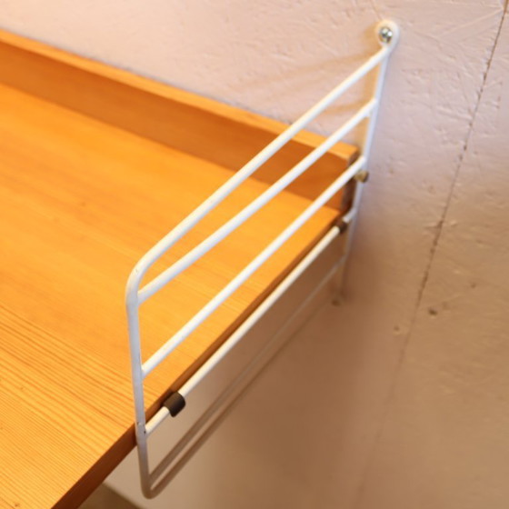 Image 1 of Vintage wand desk plank Santa String