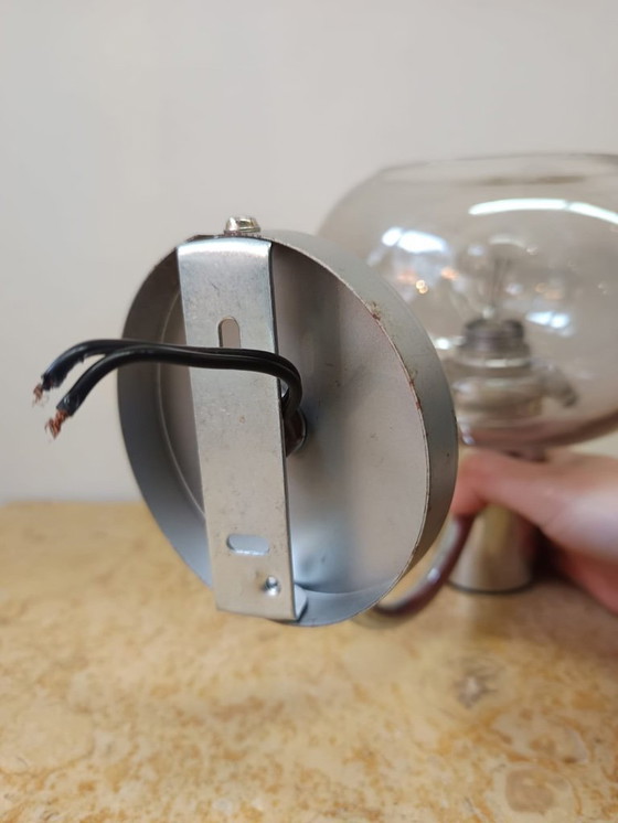 Image 1 of Applique vintage in metallo cromato, stile Sciolari anni '70