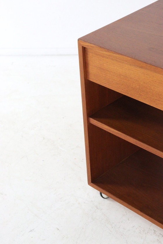 Image 1 of Double-sided side cabinet with drawer 'Menzin' vintage