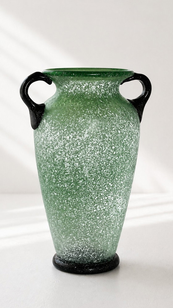 Image 1 of Murano Smooth Amphora Vase 1950s-60s