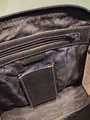 H.J. DE ROOY black crocodile leather shoulder bag