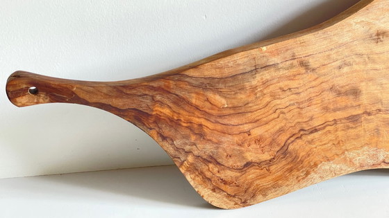 Image 1 of Grande PLANCHE à Découper BOIS d'Olivier Vintage