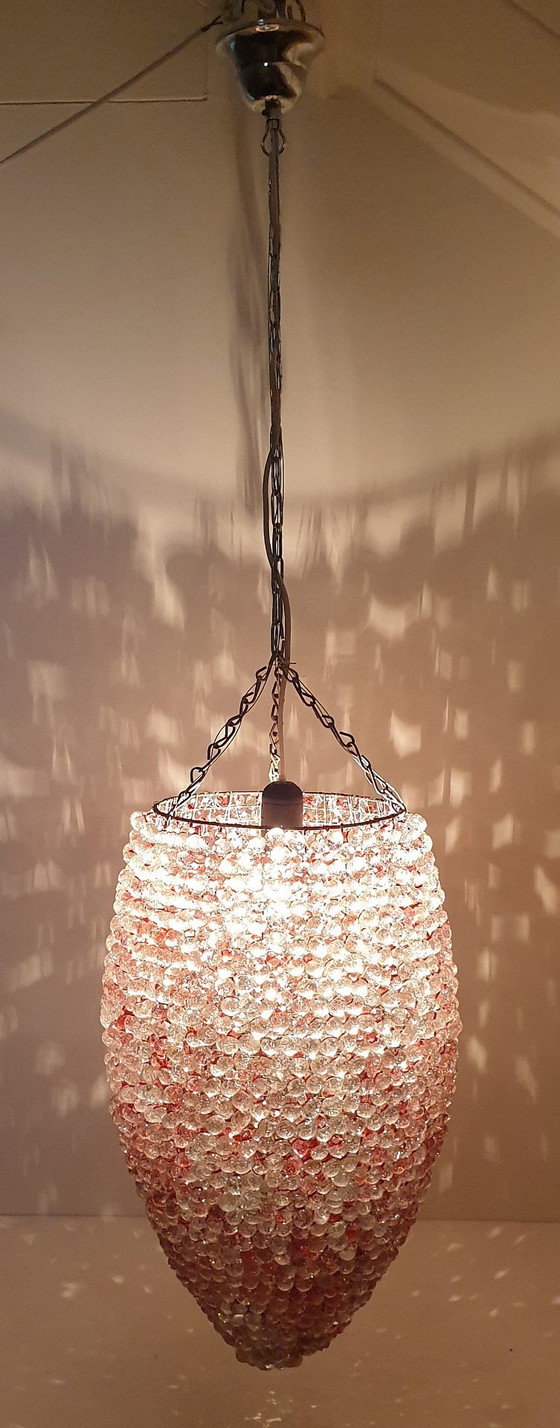 Enormous Murano glass grape cluster Pendant lamp (10 kg), Metal, Red, Vintage (photo 6 of 15)