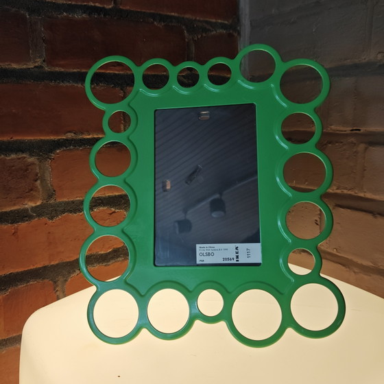 Image 1 of IKEA OLSBO Photo Frames Set of 2 – Red & Green – Ola Wihlborg 1999