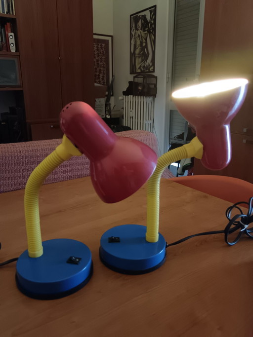 Set 2 Memphis Stil Seylumiere Lampen