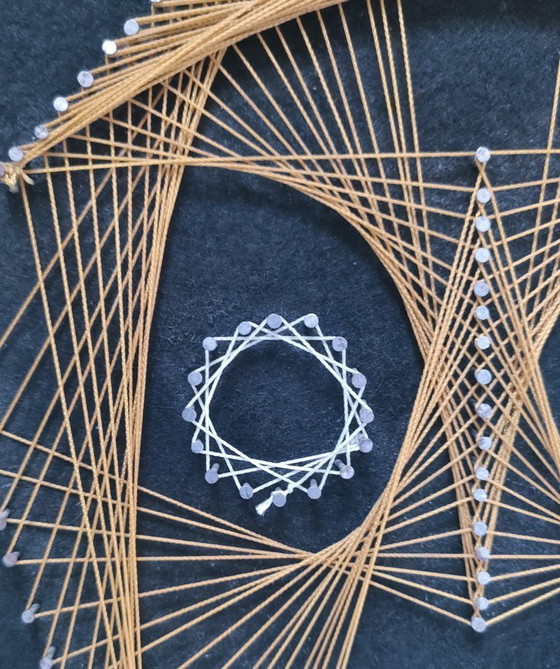 Image 1 of pittura chouette fils anno 70