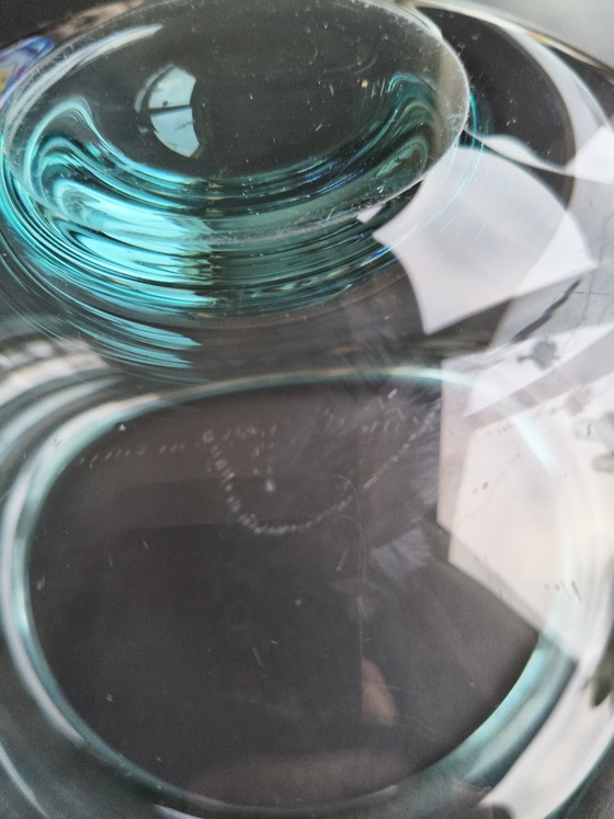 Image 1 of Holmegaard 'Provence' schaal – Per Lütken – Aqua / Lichtblauw (26 cm)Beschrijving