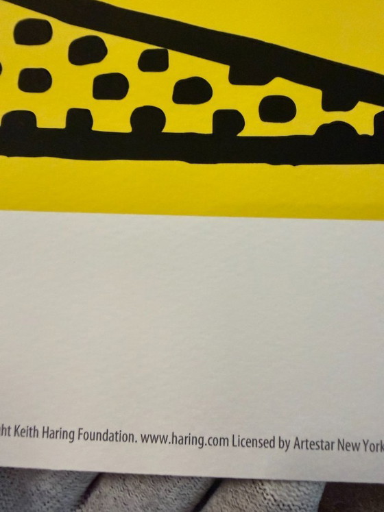 Image 1 of Keith Haring (1958-1990), Untitled, 1984, (pyramid with UFOs), copyright Keith Haring Foundation, Licensed by Artestar New York,