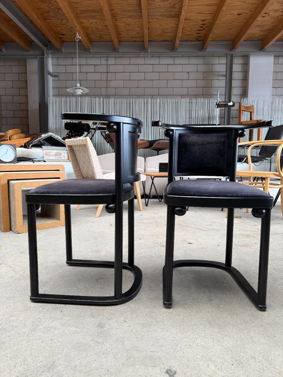 Image 1 of 2x Wittmann Fledermaus Chair by Joseph Hoffmann