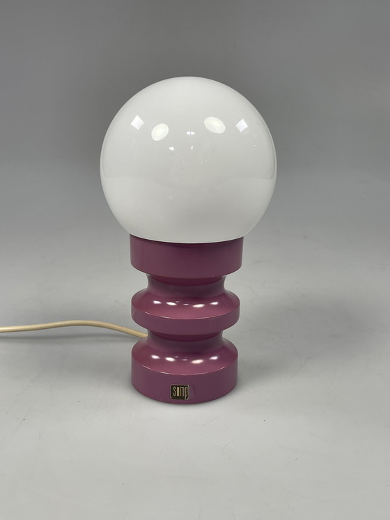 Image 1 of Lampe de table vintage, style âge de l'espace, Sompex Allemagne 1970