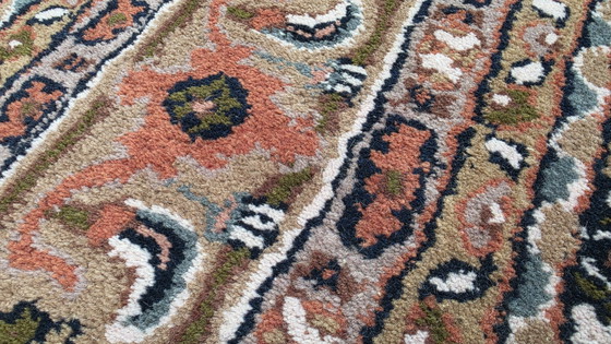 Image 1 of Hand-knotted Oriental wool Bidjar rug medallion brown 248x348cm
