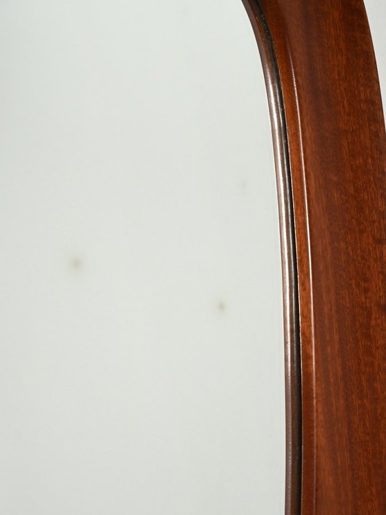 Image 1 of Miroir des années 1950 avec cadre en acajou