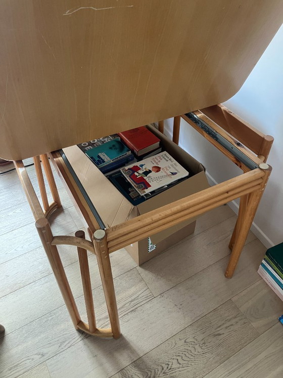 Roberti Rattan Bamboo Wooden Table, Vintage 1960s – Dining tables (photo 11 of 11)