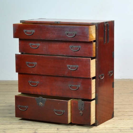Image 1 of Cassettiera giapponese Tansu, circa 1870