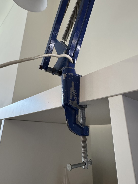 Image 1 of Vintage LUXO Architect Lamp – Blue – Industrial Design