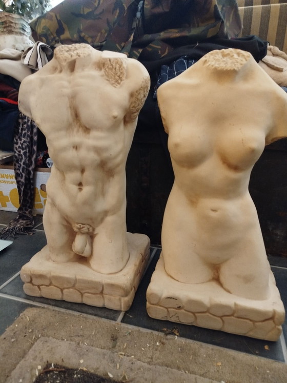 Set di 2 torsi con colonne – Sculture, Ceramica, Pietra (photo 8 of 15)