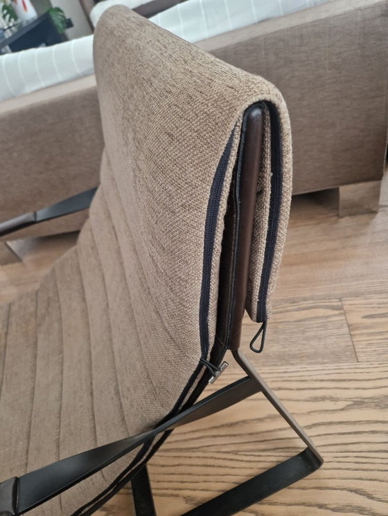 Image 1 of Beautiful Minotti Hopper designer armchair designed by Rodolfo Dondoni.