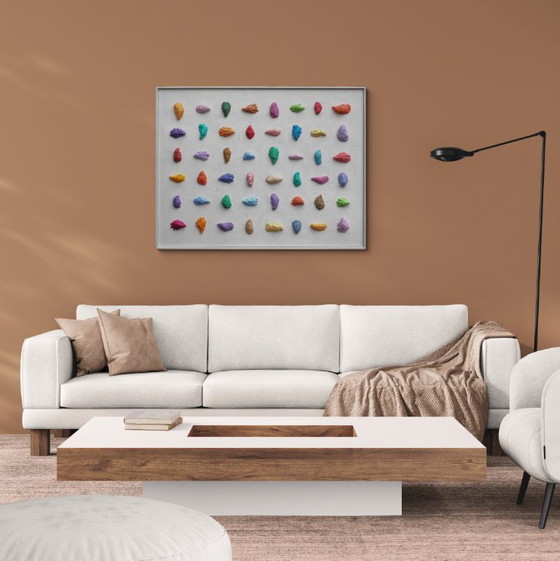 Image 1 of Huîtres colorées - 104 x 134 cm