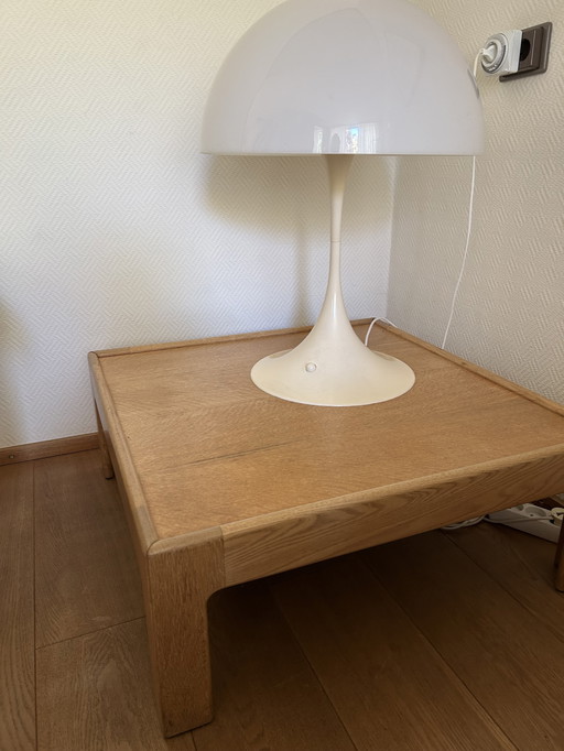 Table basse en chêne teinté 1971