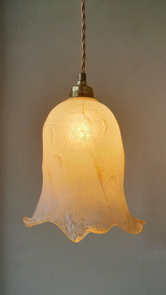 Image 1 of Set van 2 Vintage Murano hanglampen - Mid Century - Italy