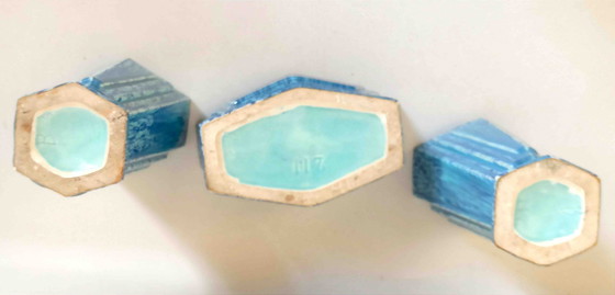 Image 1 of Juego de chimenea Art Déco de 3 piezas