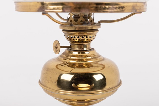 Image 1 of Lampada da tavolo in ottone di metà secolo, anni '50
