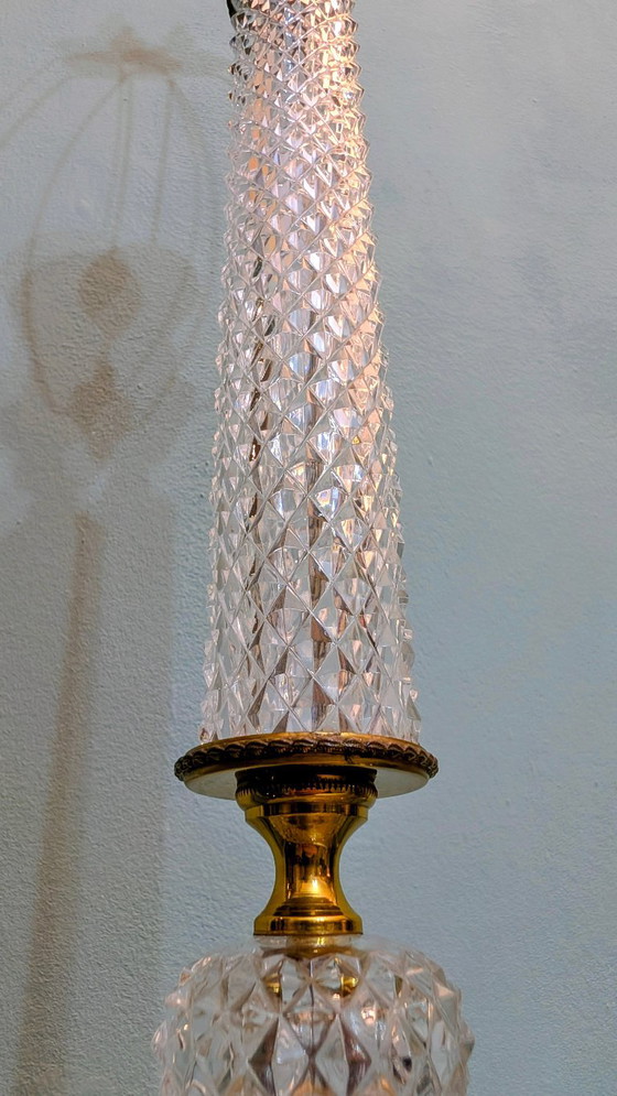 Elegante Lampada da tavolo vintage stile Hollywood Regency, anni '50-'60 – Lampade da tavolo, Crystal (photo 16 of 20)