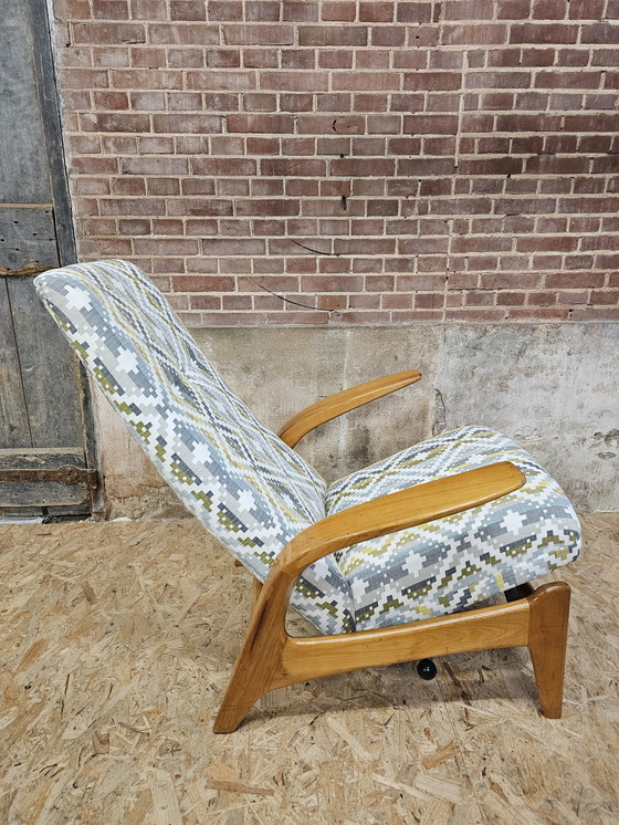 Image 1 of Gimson&Slater Rock N'Rest Relax Fauteuil Met Hocker