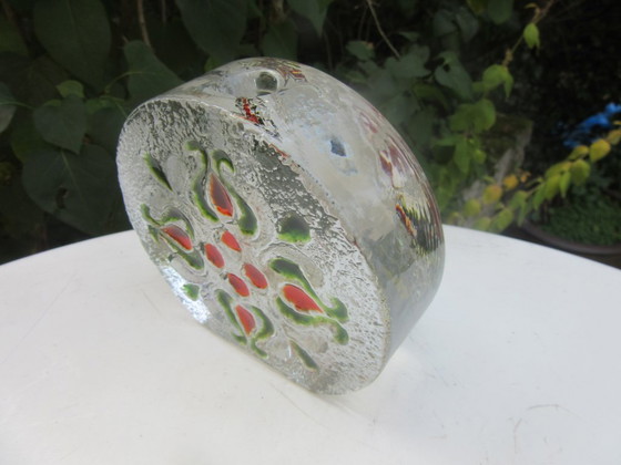 Walther Glas Jarrón de Vidrio Texturizado Brote de Tallo Solifleur .Floral Modernista – Jarrones (photo 7 of 7)
