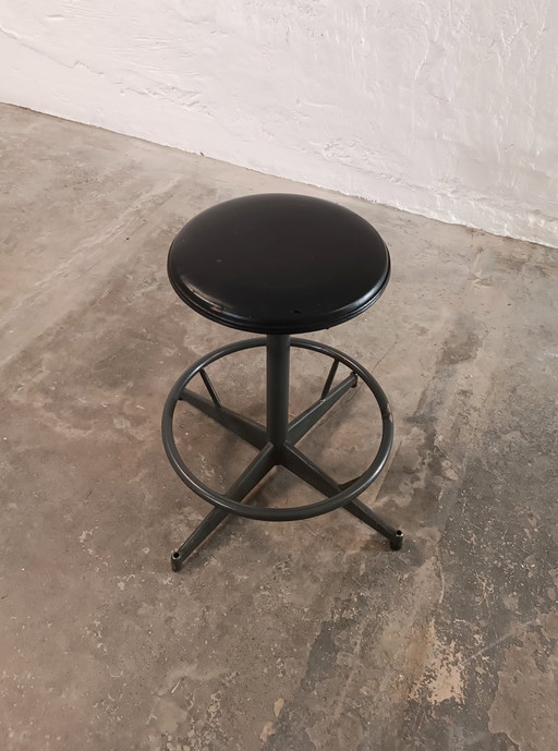 Tabouret pivotant industriel Sipe, Italie, milieu du siècle