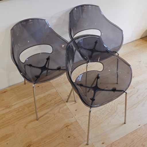 Vintage Space Age Opal plastic chairs