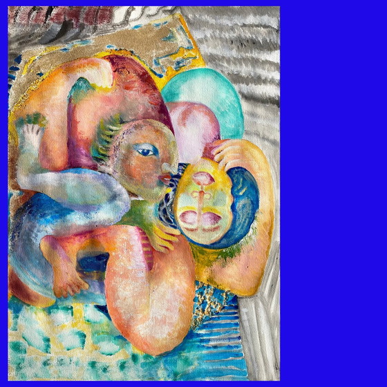 Image 1 of Surrealistische und erotische Komposition von N.Boéri Véfour. Frankreich 2000er Jahre