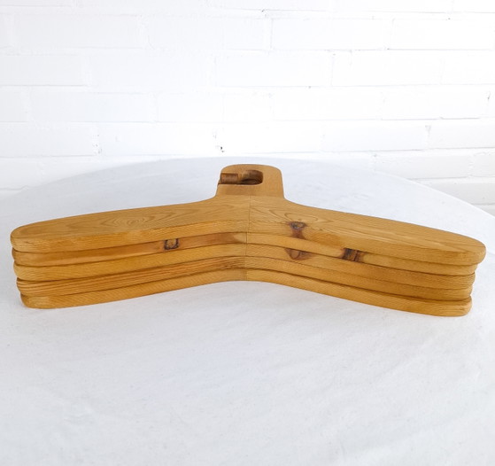 Image 1 of 5 vintage wooden clothes hangers Sven Larsson 1970s