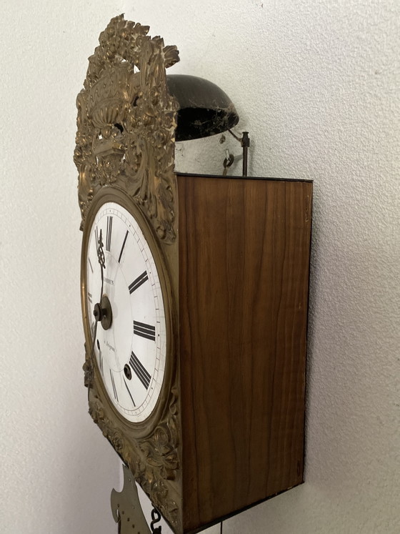 Image 1 of Orologio Comtoise francese antico del XIX secolo