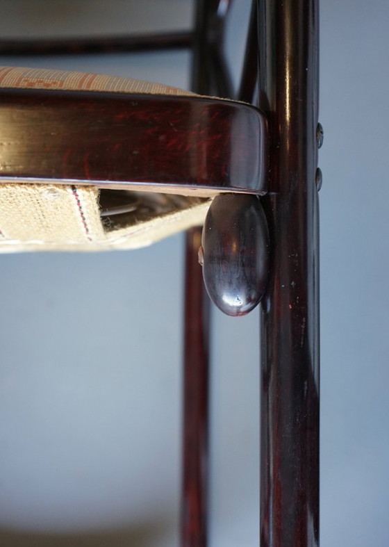 Image 1 of x2 Model 728 Fledermaus Chairs attributed to Josef Hoffmann for J & J. Kohn, 1906