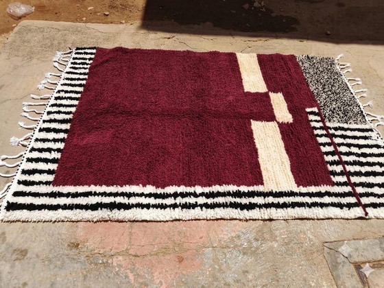 Alfombra Béni Ourain, artesanía tradicional tejida a mano, tamaño 1,5/2,5 m – Accupunto, Wool (photo 5 of 8)