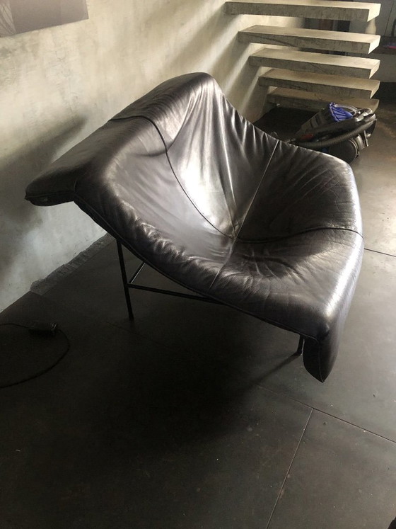 Vintage Butterfly Chair Gerard Van Den Berg Montis 1985 – Armchairs, Leather, Metal (photo 2 of 7)