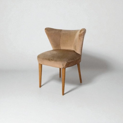 Poltrona rosa anni 50/60, design Italiano