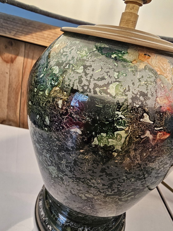 Image 1 of Unique glass art lamp – Silvie Montagnon – handmade