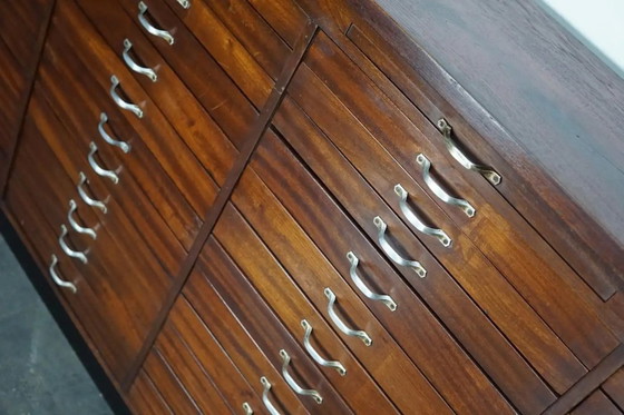 Image 1 of Mobiletto vintage da gioielliere/orologiaio in mogano olandese, circa 1930