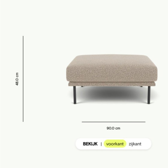Image 1 of Fést Amsterdam 3-seater sofa Astin + ottoman