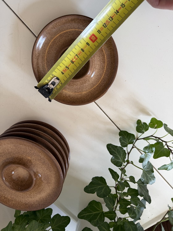 Image 1 of Juego de 6 hueveras de cerámica, década de 1970.