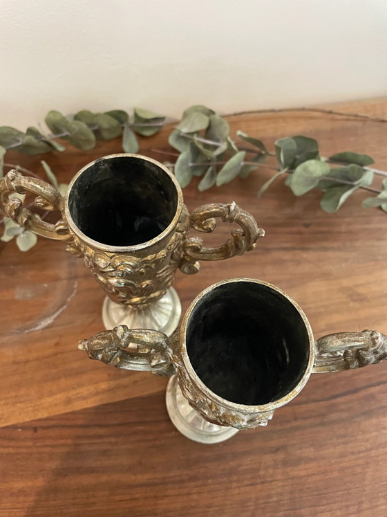 Paar messing kelken – Glazen & Karaffen, Brass (photo 4 of 4)