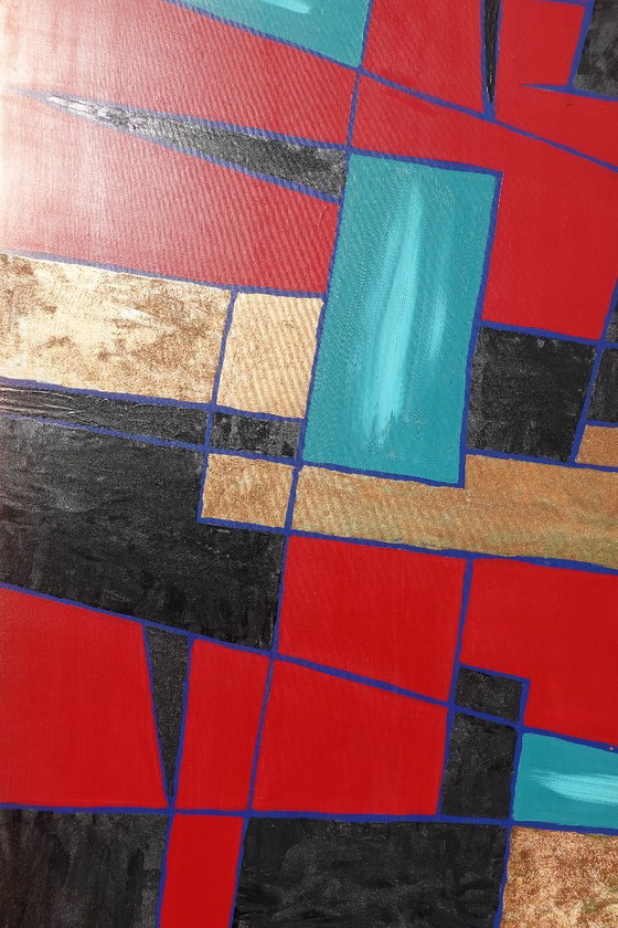 Astratto A1378 - Grande Dipinto Originale – Dipinti e disegni, Canvas (photo 6 of 18)