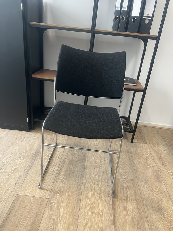 Image 1 of Casala Curvy – Konferenzstuhl – Schwarzer Bezug – 4 Stück verfügbar