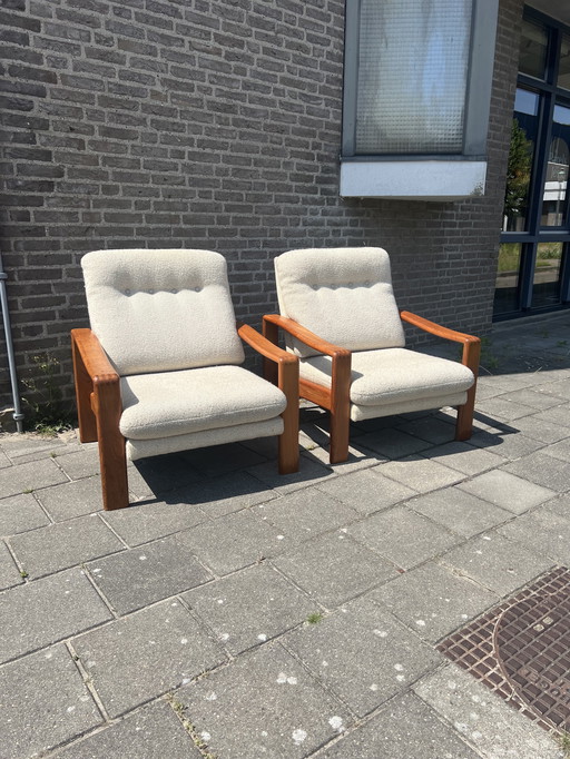 2x fauteuil danois vintage, EMC Møbler '70