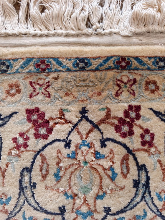 Image 1 of Original Rare Elegant Persian Nain Habibian Rug (Vintage) - 245 x 155 cm