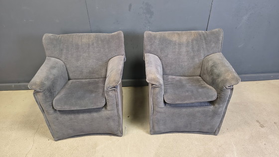 Image 1 of Lauriana fauteuils van Afra en Tobia Scarpa voor B&B Italia, jaren 70.